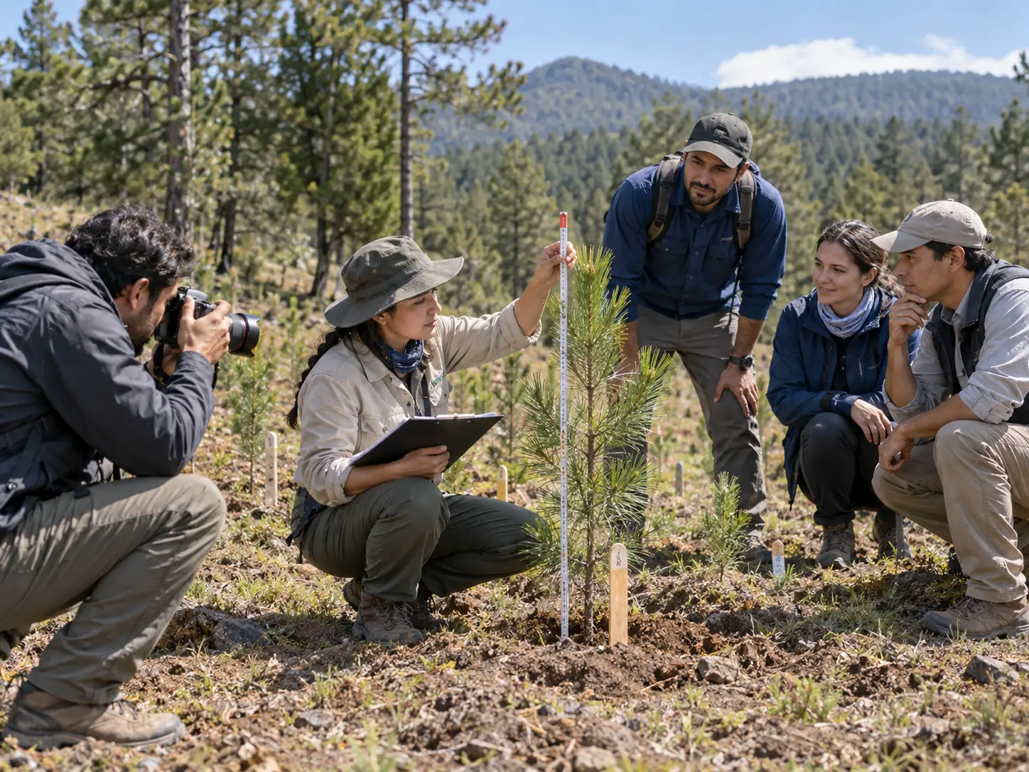 Medición y documentación del impacto de una reforestación corporativa para Ford.